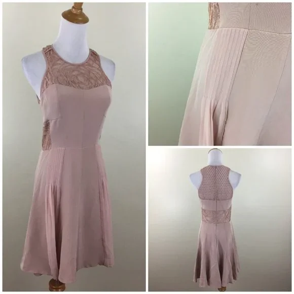 knee length dresses for ladies niLuu AquaFlora Lucy Slip Skirt in Coral main image 0
